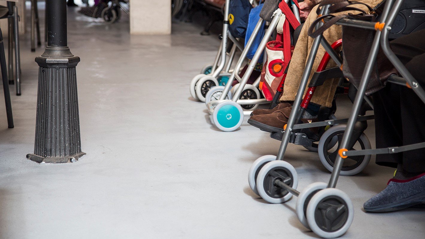 Ancianos en una residencia de la provincia de Guadalajara.