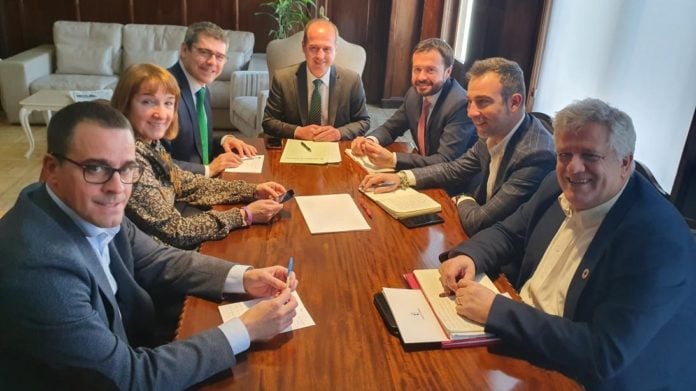 Reunión entre la Consejería de Desarrollo Sostenible y el Ayuntamiento de Guadalajara.