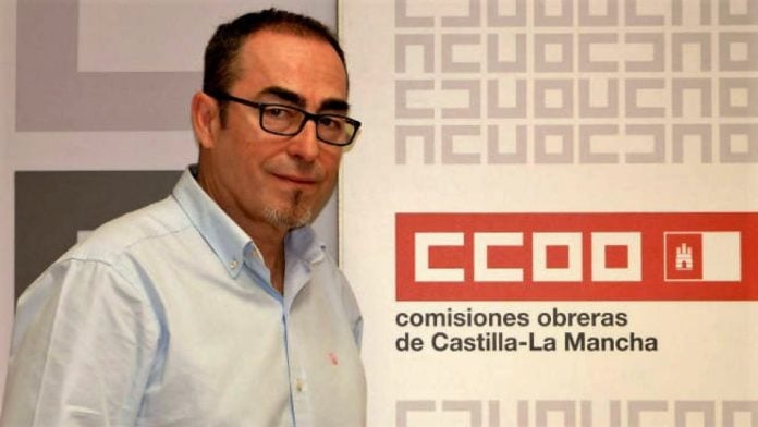 Paco de la Rosa es el responsable de CCOO en Castilla-La Mancha.