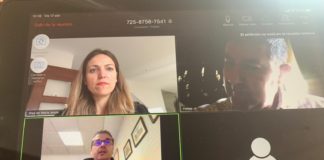 Reunión telemática entre la alcaldesa de Sigüenza y CEOE Guadalajara.