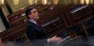 El presidente del Gobierno, Pedro Sánchez, comparece en el Congreso por el estado de alarma.