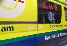 Ambulancia del SESCAM. (Foto: La Crónic@)