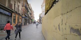 Calle Mayor de Guadalajara, a primera hora del sábado 2 de mayo de 2020, cuando muchos confinados dejaron de serlo. (Foto: La Crónic@)