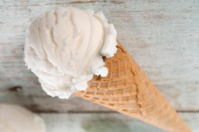 Helado, en uno de los formatos más habituales en España.