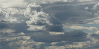 Nubes sobre la Campiña de Guadalajara. (Foto: La Crónic@)