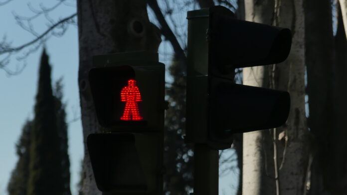 Semáforo en Guadalajara.