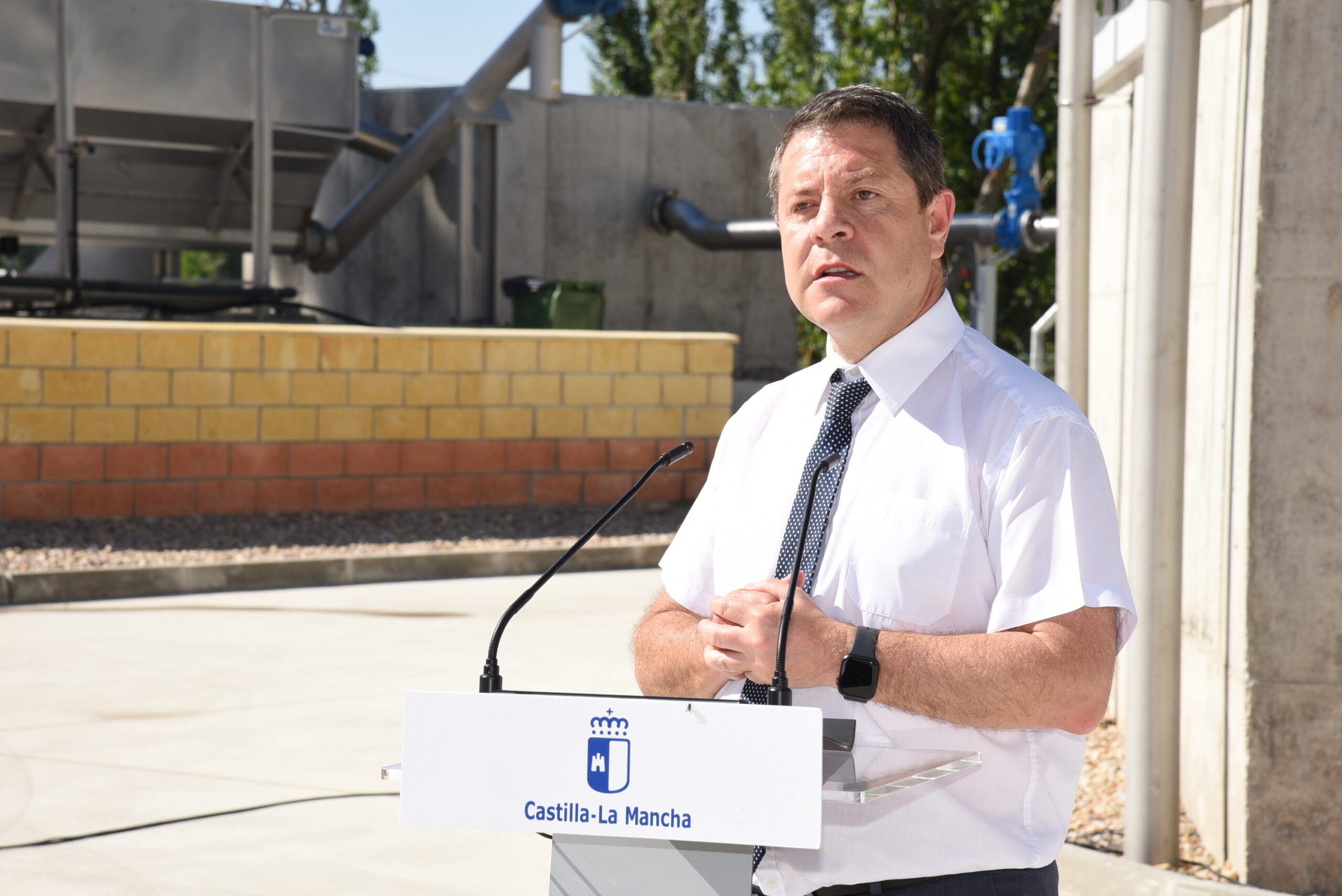 García-Page en Cifuentes el 29 de junio de 2020.