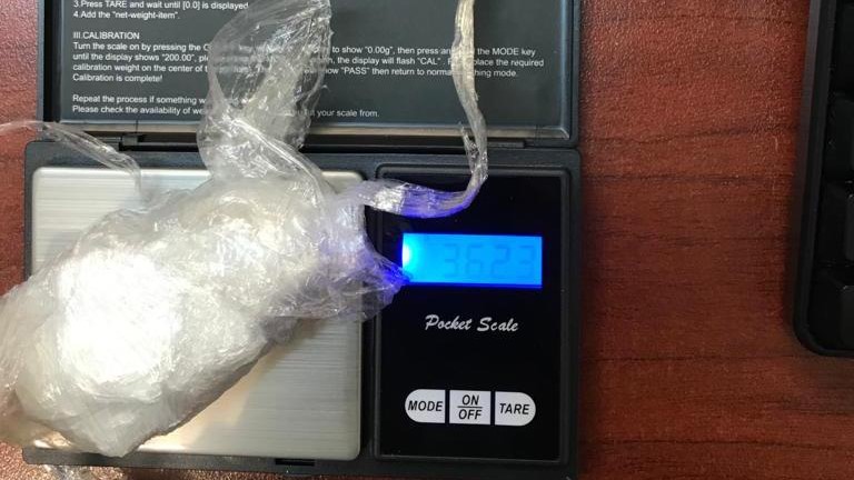 Cocaína intervenida en Corduente.