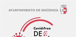 Sello para los locales COVID-Free de Sigüenza.