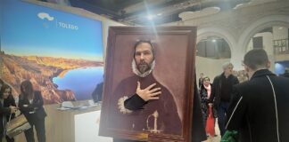 Toledo se promocionaba de esta guisa en Fitur en enero de 2020, en vísperas de la pandemia. (Foto: La Crónic@)