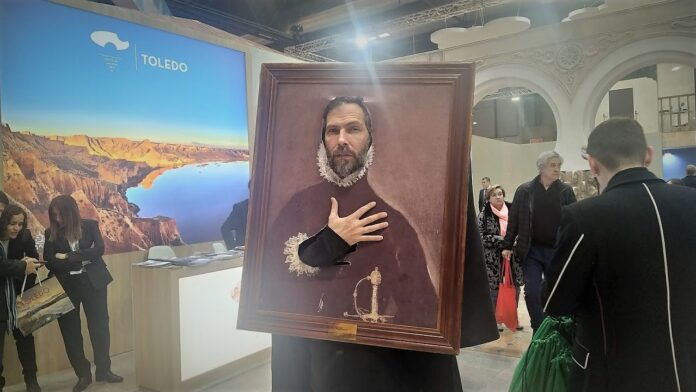 Toledo se promocionaba de esta guisa en Fitur en enero de 2020, en vísperas de la pandemia. (Foto: La Crónic@)