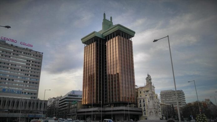 Torres de Colón, en el centro de Madrid. (Foto: La Crónic@)