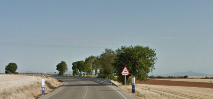 Tramo en el que se ha producido el accidente mortal del 24 de junio de 2020, cerca de Usanos.