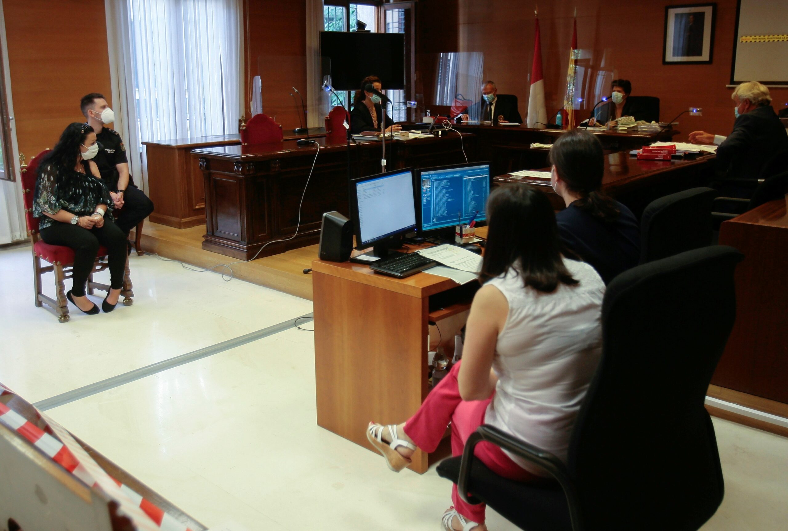 Juicio contra la mujer que secuestró un bebé en el Hospital de Guadalajara. (Foto: Pepe Zamora)