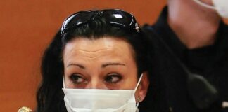 La acusada del secuestro de un bebé, durante el juicio en la Audiencia de Guadalajara. (Foto: Pepe Zamora)