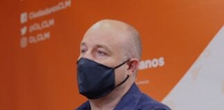 alejandro Ruiz, de Ciudadanos, en rueda de prensa.