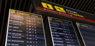 Llegadas en una de las terminales de Barajas, en julio de 2020.