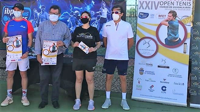 Presentación del Open de Tenis de Guadalajara, en su edición de 2020.