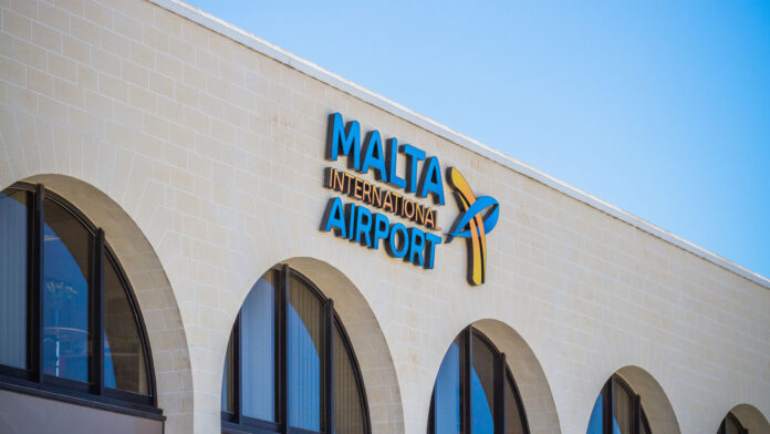 Aeropuerto internacional de Malta.