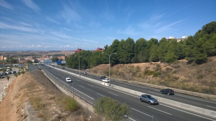 Autovía A-2 a su paso por Guadalajara.
