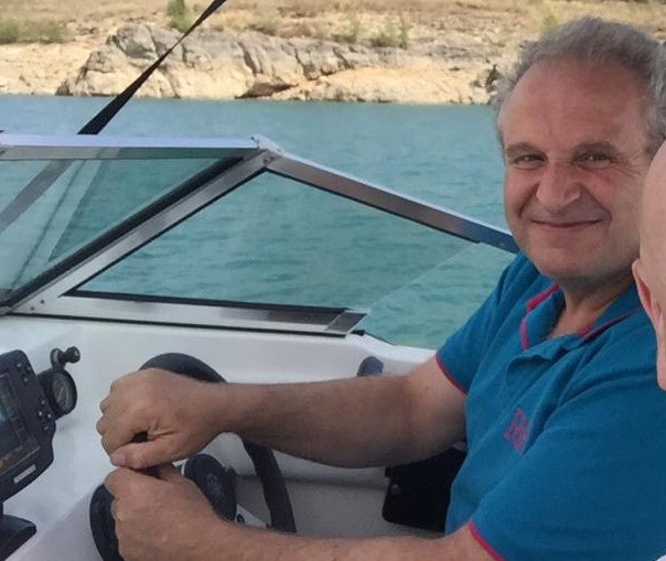 Una de las imágenes más recientes de Daniel Martínez Batanero, en Entrepeñas. (Foto: J. García)