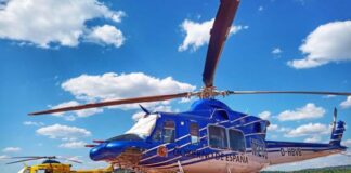Helicóptero Bell 412.
