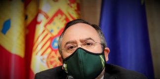 Antonio Torres, gerente de APAG, en las Cortes de Castilla-La Mancha el 29 de septiembre de 2020.