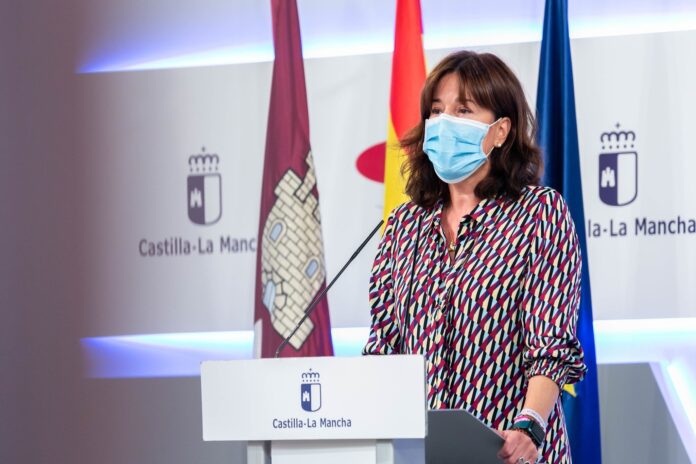 Blanca Fernández, en su comparecencia de este jueves.