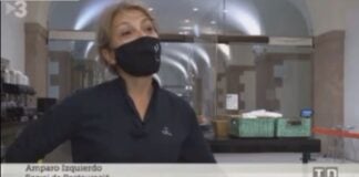 Amparo, en las imágenes de la polémica.