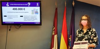 Sara Simón ha presentado los presupuestos participativos para 2021 en el Ayuntamiento de Guadalajara.