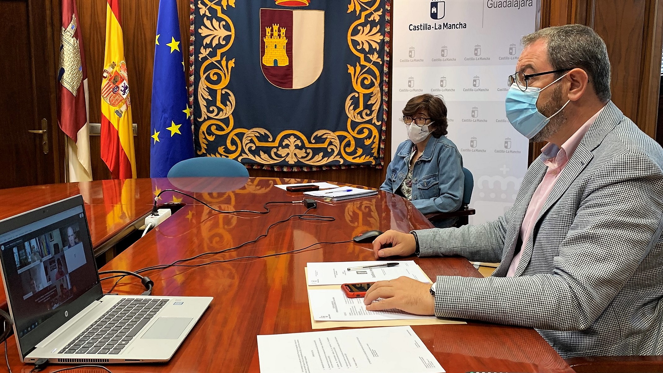 Eusebio Robles, en videoconferencia.