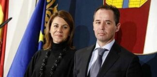 Andrés Gómez Gordo y Cospedal, el día de la toma de posesión del primero como director general.