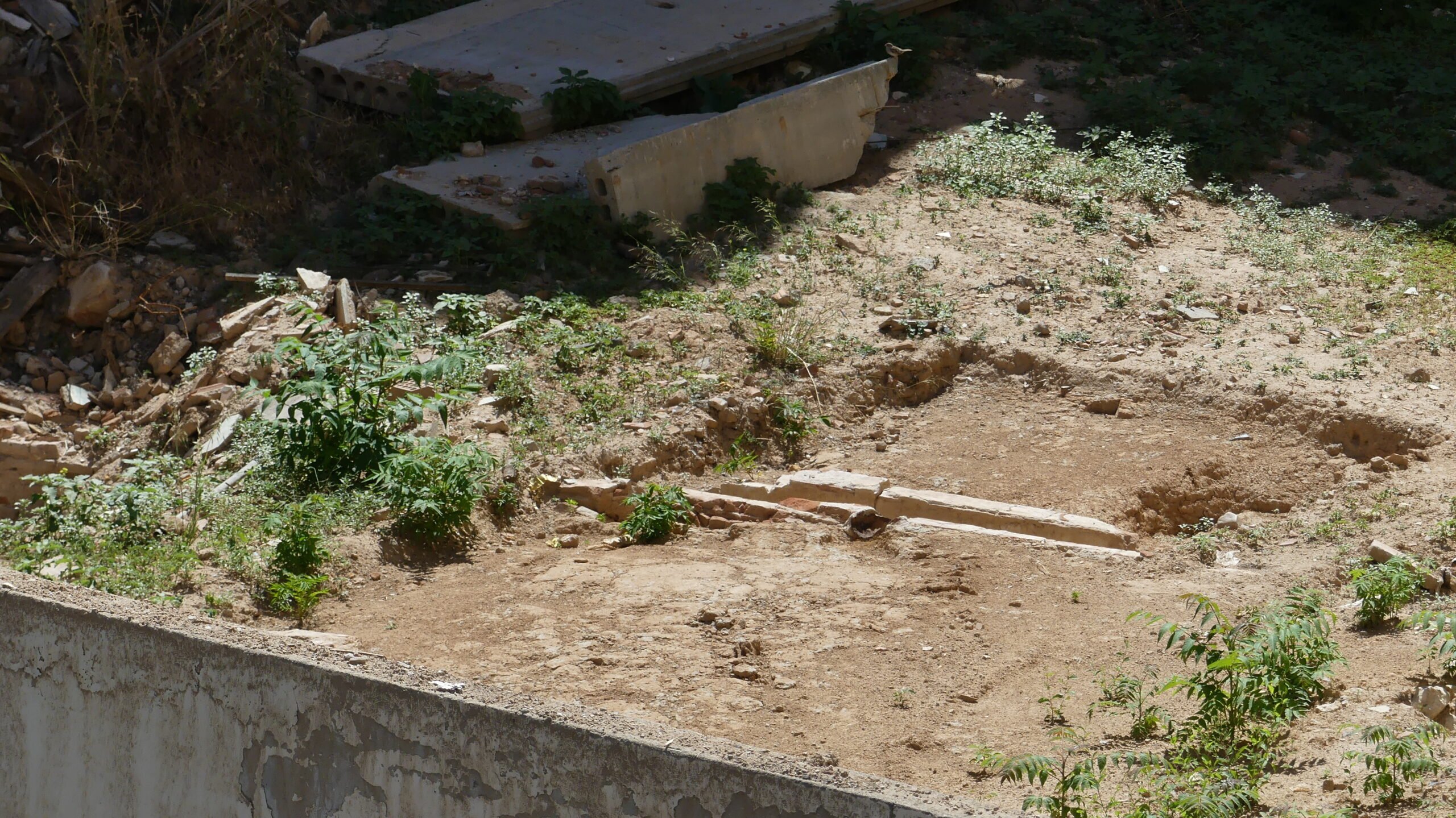 Solar del Maragato, una vez concluidos los primeros trabajos para el informe arqueológico. (Foto: La Crónic@)