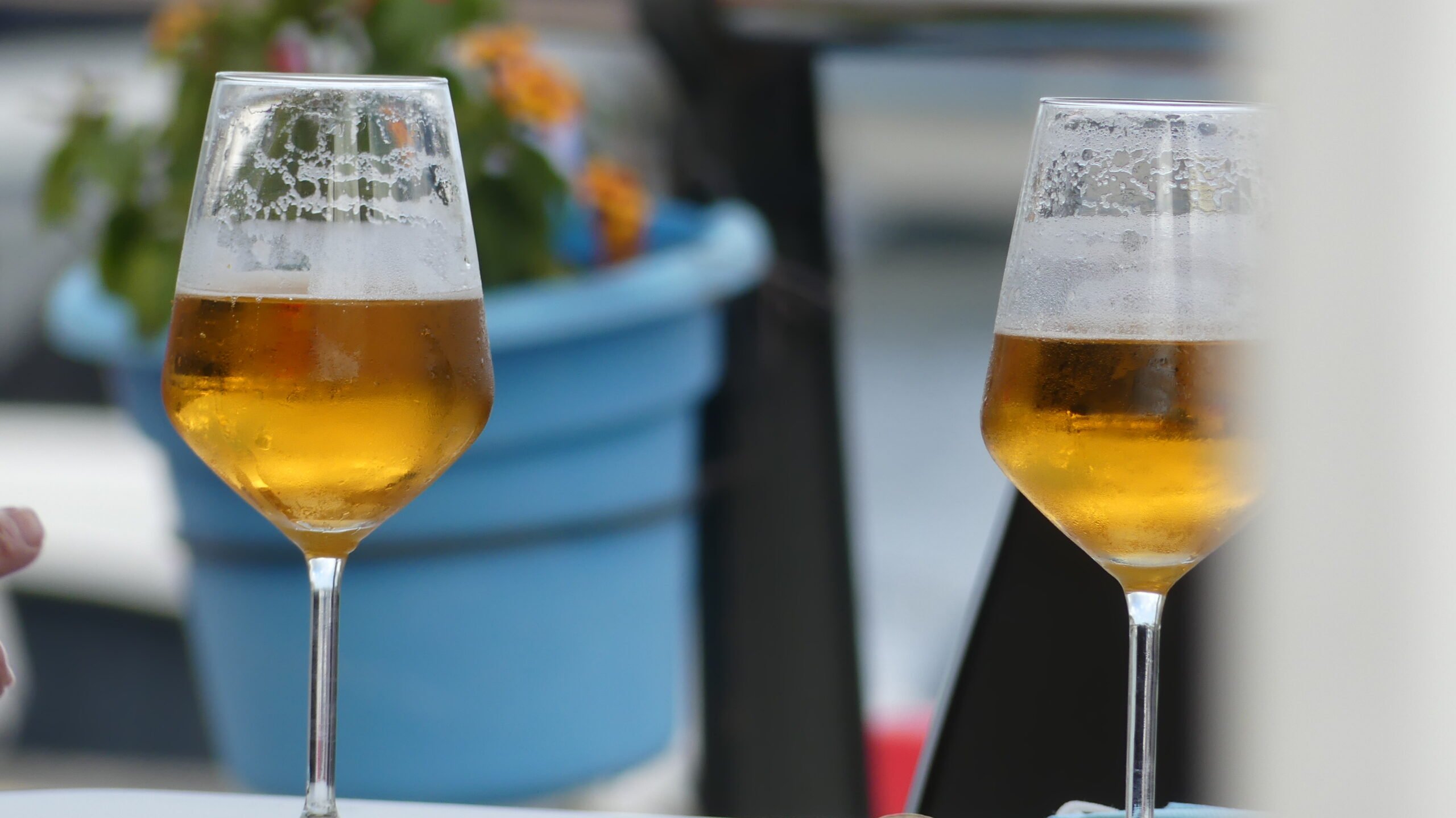 Terraza de un bar, en el complicado verano de 2020. (Foto: La Crónic@)