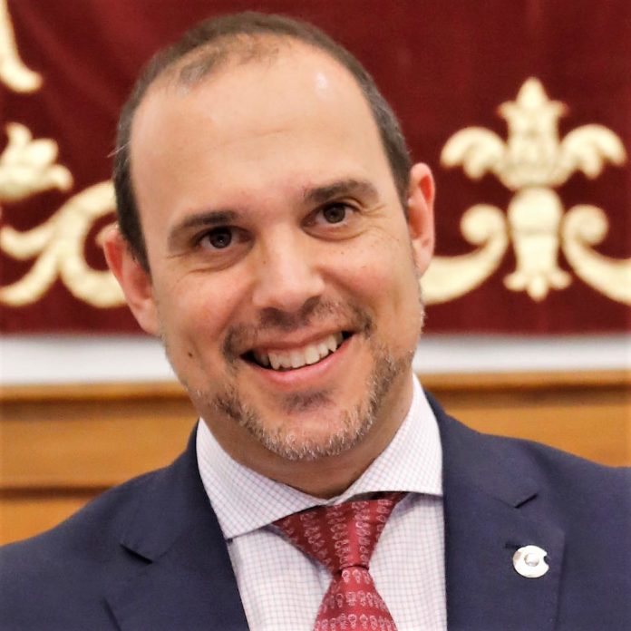 Pablo Bellido, presidente de las Cortes de Castilla-La Mancha.