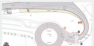 Croquis del nuevo acceso desde la A-2, evitando Cuatro Caminos.