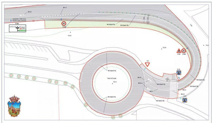 Croquis del nuevo acceso desde la A-2, evitando Cuatro Caminos.