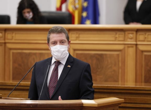 García-Page en el Debate sobre el Estado de la Región 2020 en las Cortes de Castilla-La Mancha.