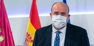 Martínez Guijarro, durante su rueda de prensa.