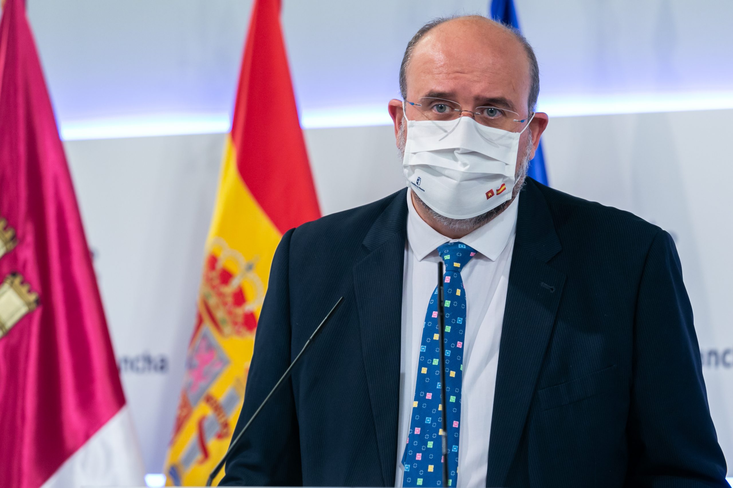 Martínez Guijarro, durante su rueda de prensa.