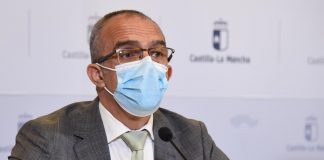 Juan Camacho, durante su comparecencia ante los periodistas.