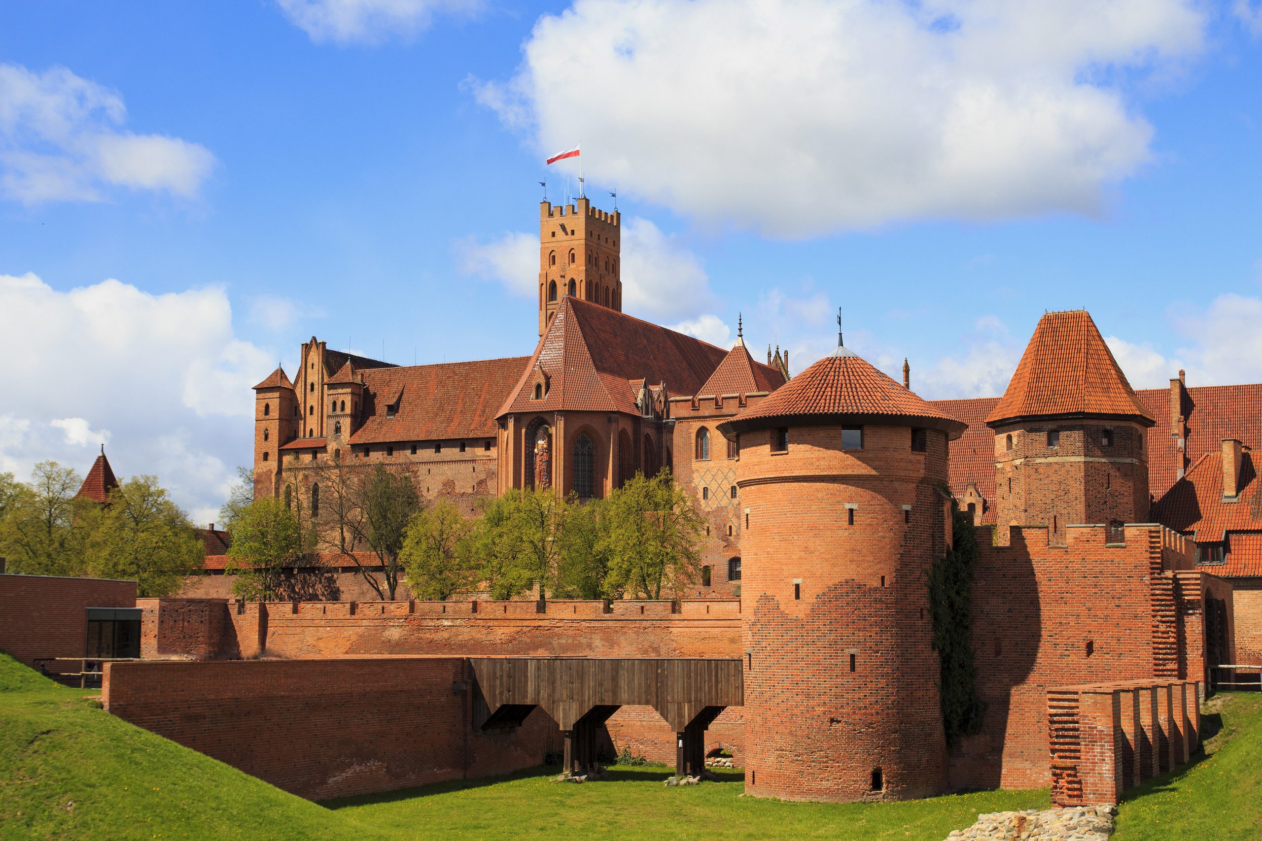 Castillo de Malbork, en Pomerania.