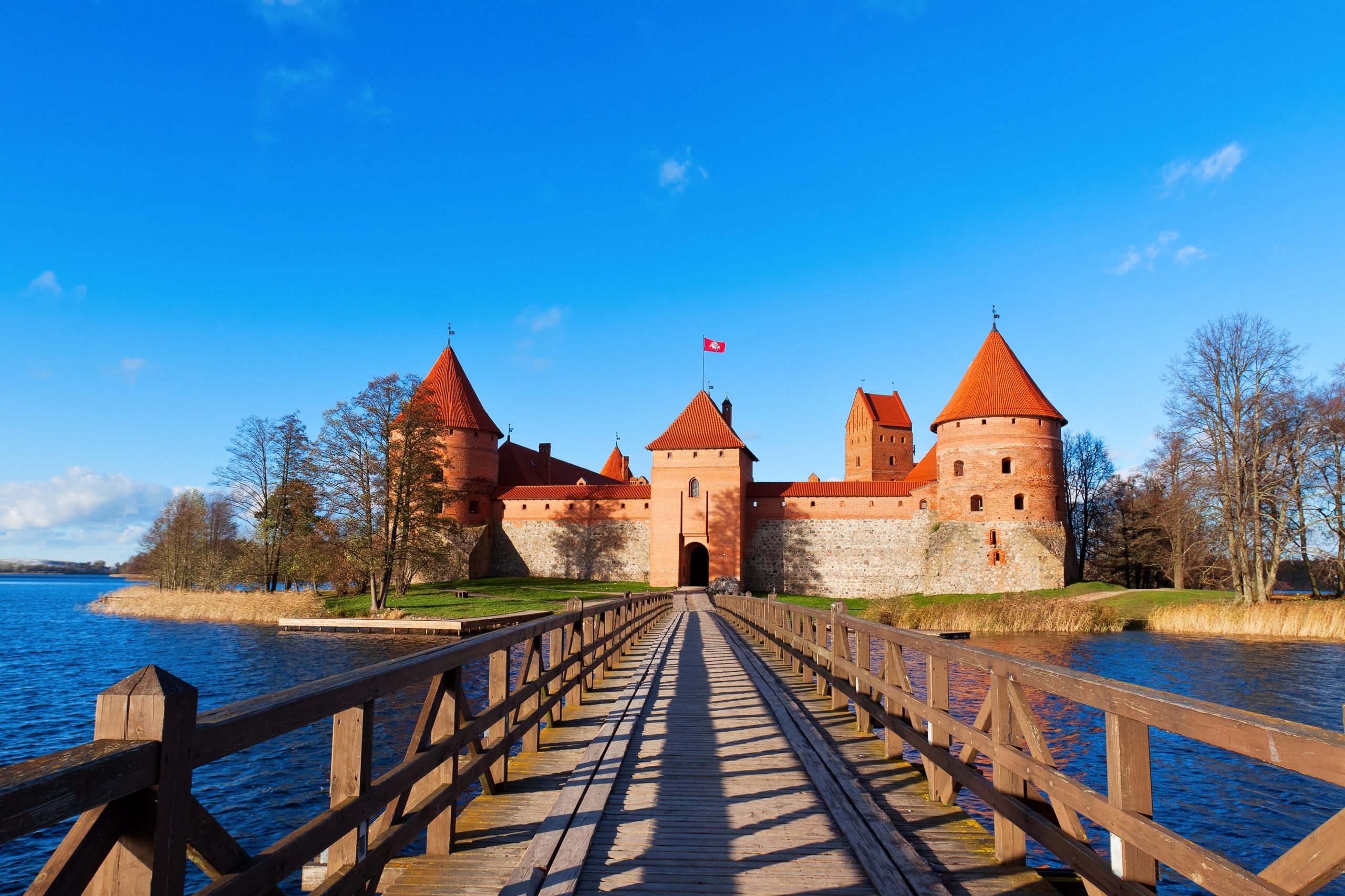 Castillo de Trakai, en Lituania.