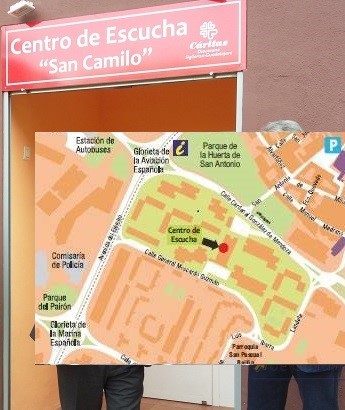 Ubicación del Centro San Camilo, en Guadalajara.