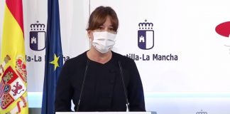 Blanca Fernández, en su comparecencia del 24 de octubre de 2020.
