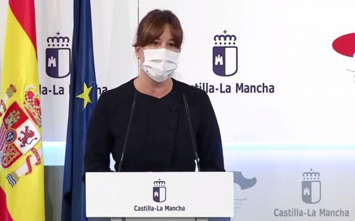 Blanca Fernández, en su comparecencia del 24 de octubre de 2020.