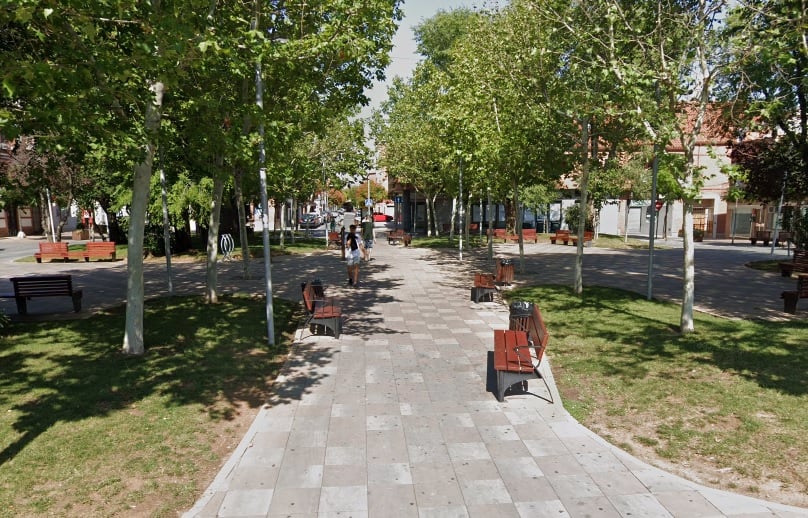 Plaza del General Vives, en Azuqueca de Henares.