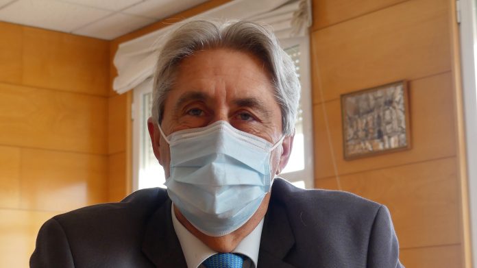 José Vicente Saz, rector de la Universidad de Alcalá.