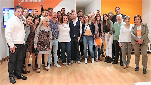 Afiliados y responsables de Ciudadanos en Guadalajara.