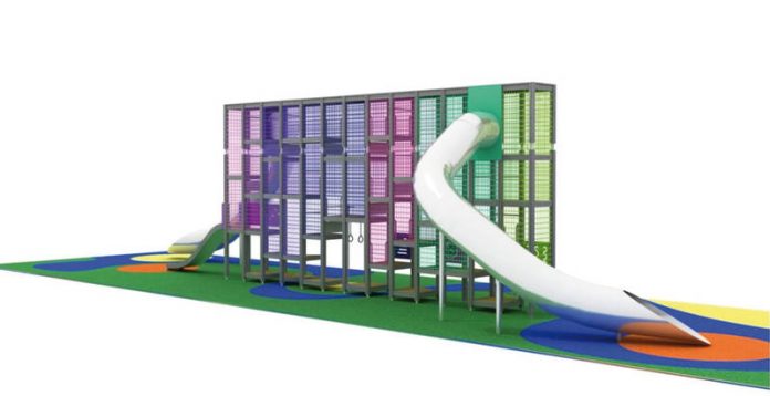 Uno de los juegos infantiles que se instalará en el Paseo de las Acacias de Azuqueca de Henares.